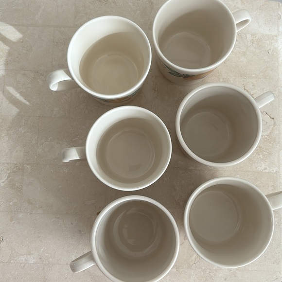 Corelle Corning USA Stoneware Abundance Series set of 6 coffee cups mugs - Picture 10 of 13